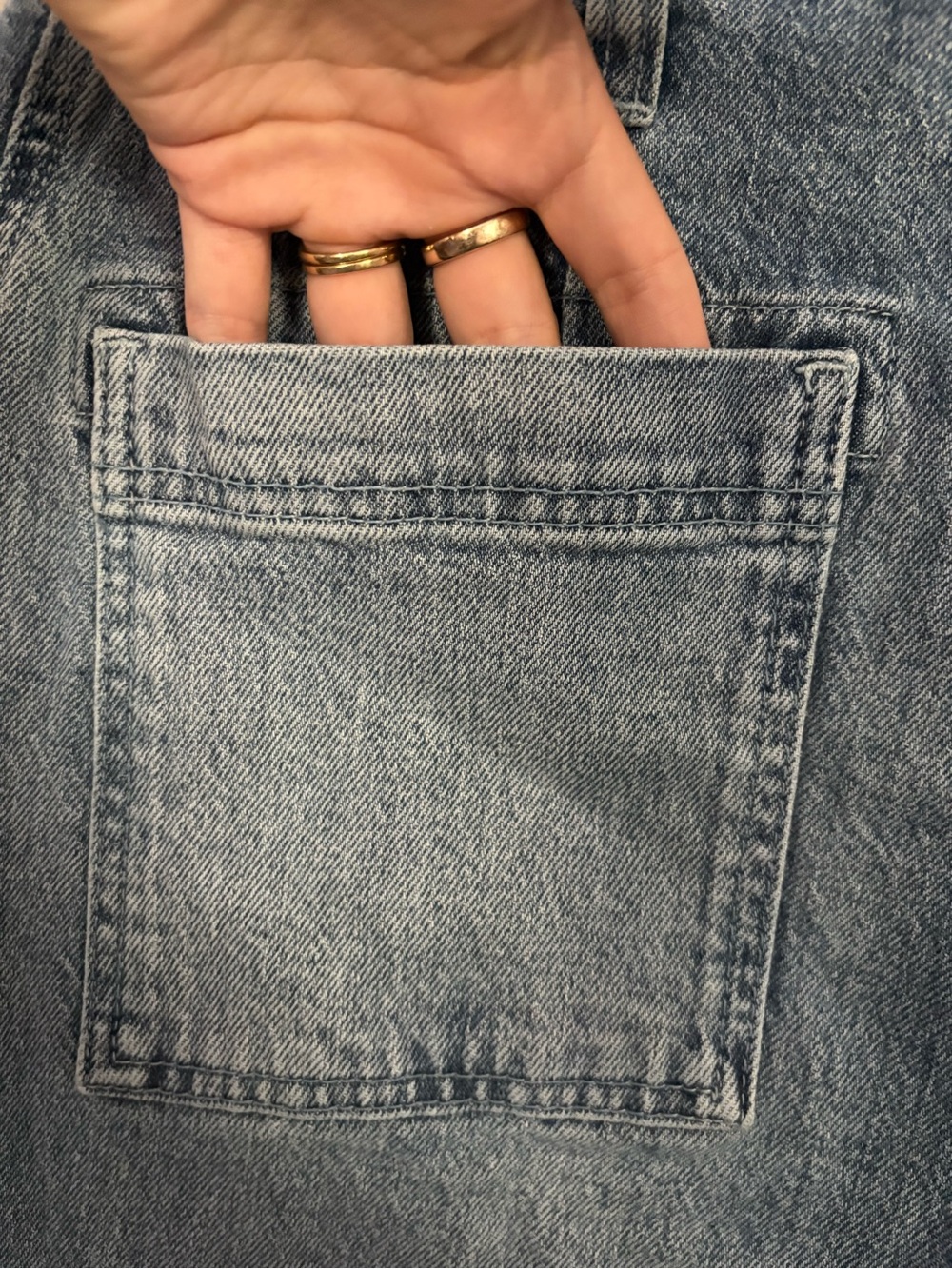 Pilcro The Wanderer Utility Jeans Size 31 Medium Wash Barrel Leg - Picture 7 of 16